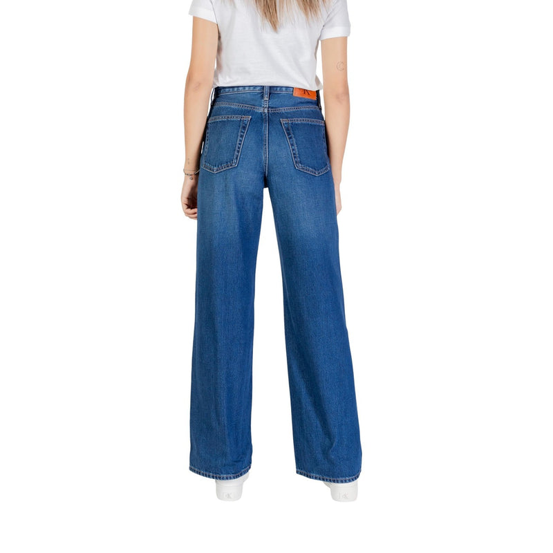 Jeans en coton bleu pour femmes Calvin Klein
