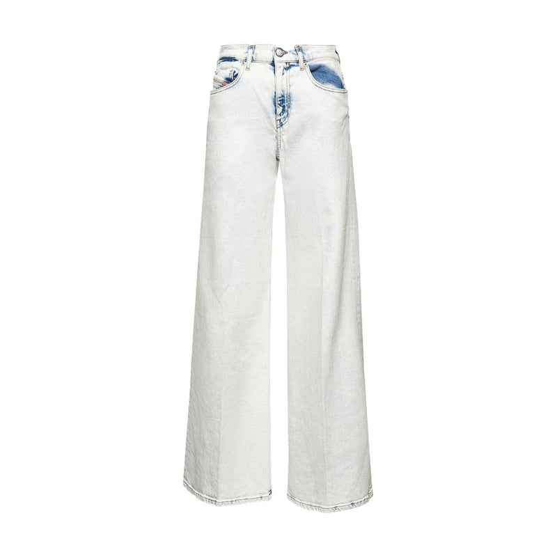 Jeans Diesel Femmes Coton Élasthanne Blanc Printemps Été