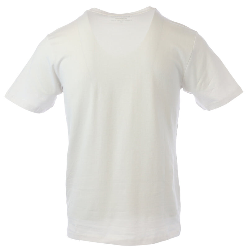 Jeckerson Men's Slim Fit White T-Shirt with Print