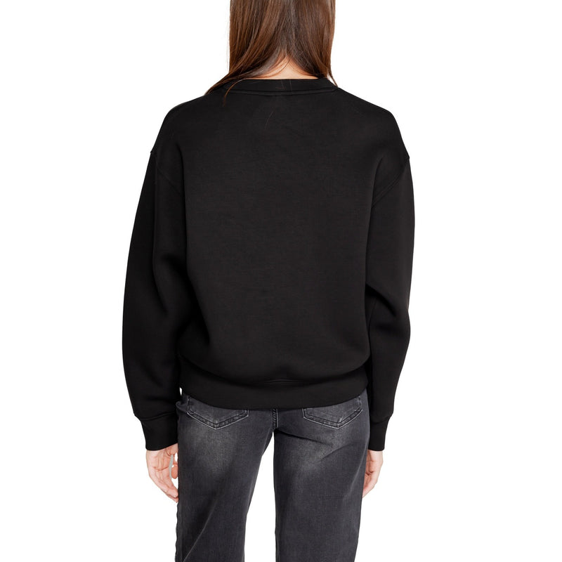 Guess Active Sweatshirt noir à imprimé et col rond pour femmes