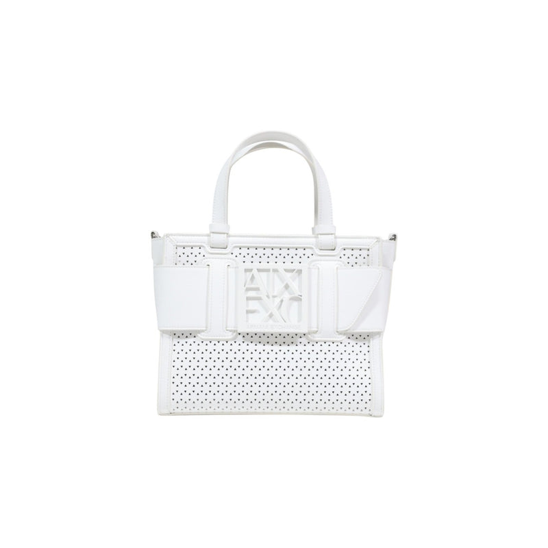 Sac à main blanc Armani Exchange avec sangle d'épaule
