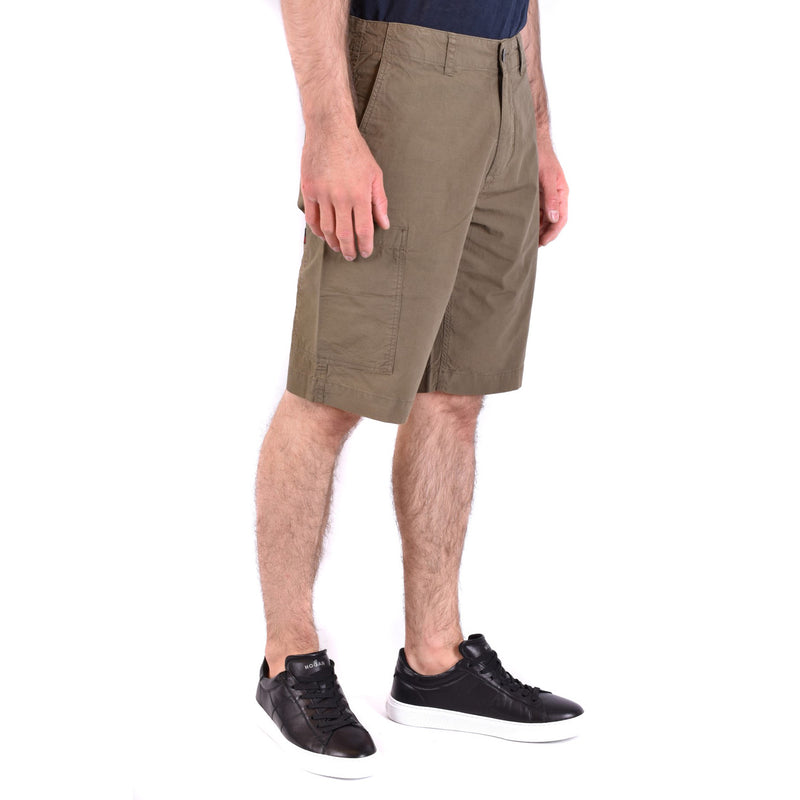 Woolrich Men Short en coton vert Collection printemps-été