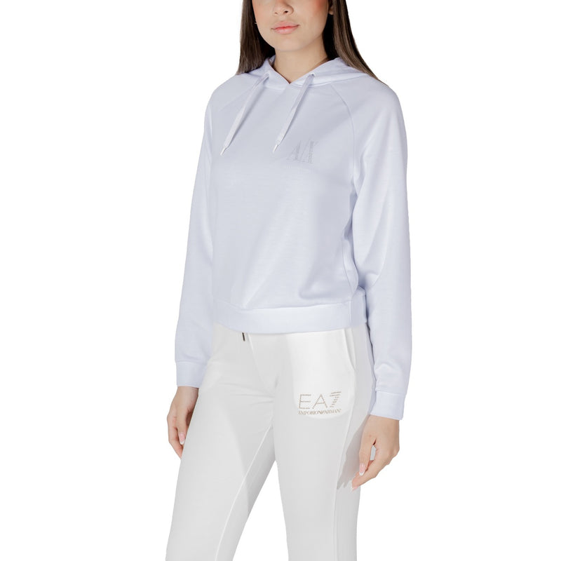 Sweat à capuche blanc