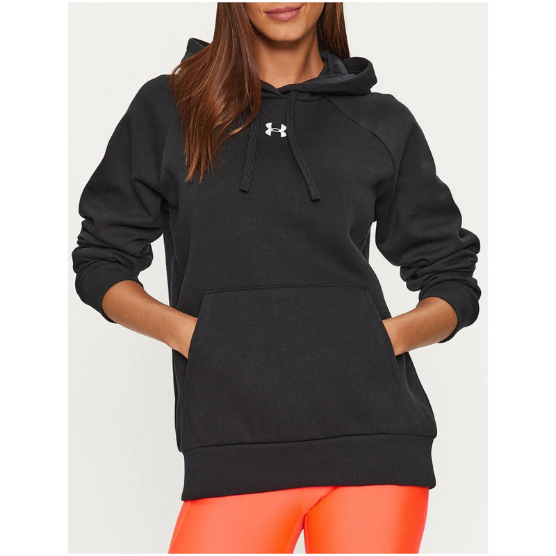Under Armour Women's Black Hooded Sweatshirt with Pockets (sweat-shirt à capuche et poches)