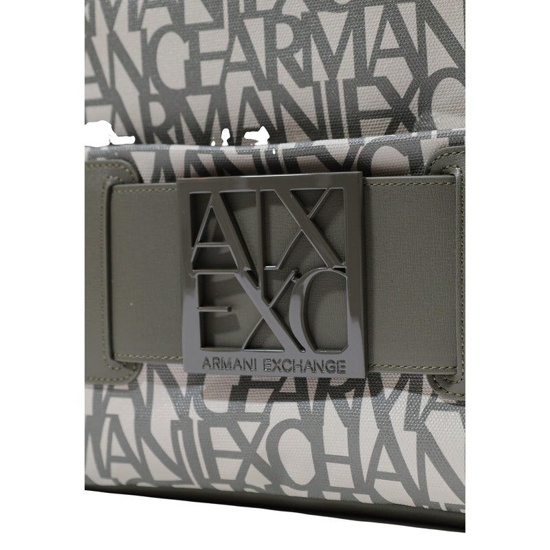 Sac à dos à imprimé beige Armani Exchange avec poches