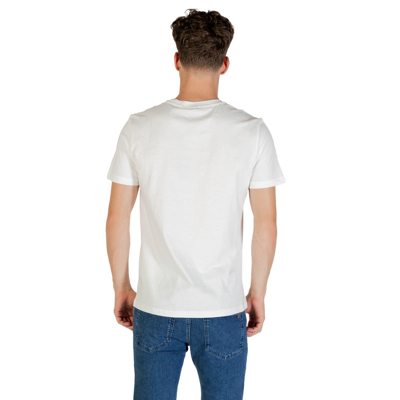 Antony Morato Blanc Coton Imprimé Manches Courtes Col Rond T Shirt